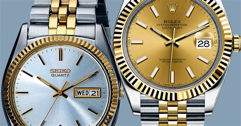 rolex datejust look alike seiko|Rolex Datejust dupe.